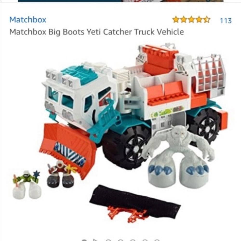 Matchbox Big Boots Yeti Catcher Truck